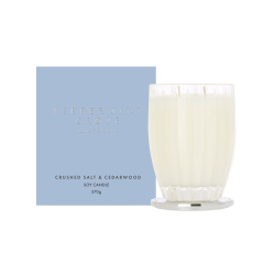 Peppermint Grove Australia Crushed Salt & Cedarwood - Large Soy Candle 370g
