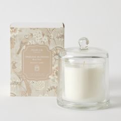Pilbeam Living Timeless Blooms Glass Cloche Scented Candle - Rose Oud
