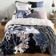 Sheridan Arbor Carbon Quilt Cover Set