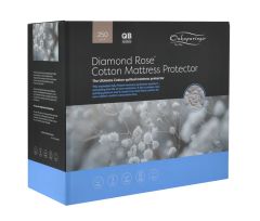 Onkaparinga Diamond Rose Quilted Cotton Mattress Protector