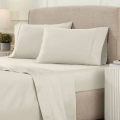 Luxe Bedding 1200TC Egyptian Cotton Sheet Set Ivory