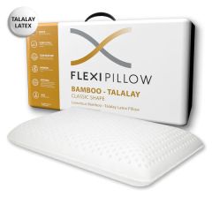 Flexi Pillow Bamboo Talalay Latex Classic Medium Profile Pillow