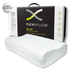 Flexi Pillow Relief Dual Contour Memory Foam Pillow