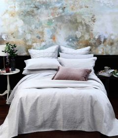MM Linen Adrian Pewter Coverlet Set