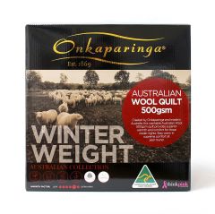 Onkaparinga Australian Made Australian Wool Quilt