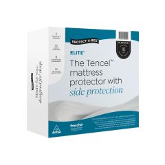 Protect-A-Bed Elite® Tencel™ Jersey Fitted Waterproof Mattress Protector with Side Protection