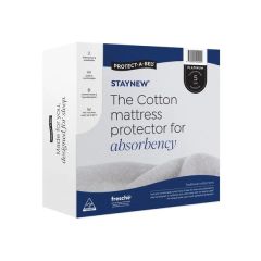 Protect-A-Bed Staynew Cotton Terry Fitted Waterproof Mattress Protector