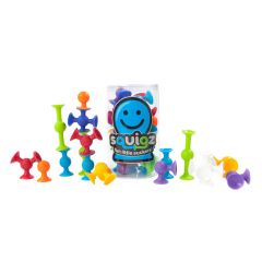 24pc Fat Brain Toys Squigz Starter Suction Construction Fun Toy Set Kids 3y+