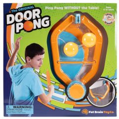 Fat Brain Toy Co. Door Ping Pong Sports Game Play Fun Toy for Kids/Children 6y+