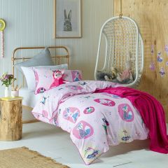Kids Girls Forest Friends Quilt Cover Set