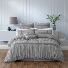Bianca Giana Quilt Cover Set Grey