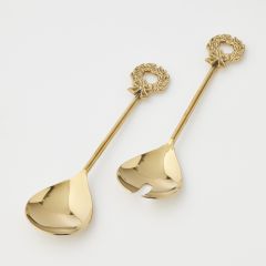 Pilbeam Living Holiday Garland Salad Servers Set of 2