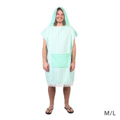 SPLOSH Hooded Towel Adults Mint Poncho M-L