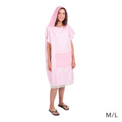 SPLOSH Hooded Towel Adults Pink Poncho M-L