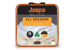 Jaspa Black All Seasons Wool Quilt