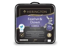 Herington Luxury White Duck Feather & Down topper
