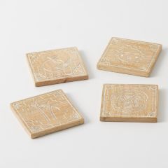 Pilbeam Living Azure Coast Set of 4 Coasters