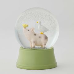Jiggle & Giggle Farm Fun Gift Decor Snow Globe