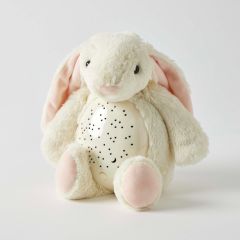 Jiggle & Giggle Kids Plush Night Light-Cream Bunny