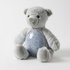 Jiggle & Giggle Kids Plush Night Light-Grey Bear