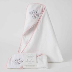 Jiggle & Giggle Kayla KOALA 100% Cotton Hooded Baby Bath Towel
