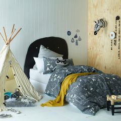 Kids Boys In The Woods Quilt Cover Set
