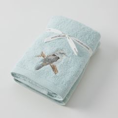 Pilbeam Living Kookaburra Hand Towel Set of 2 (1 Plain)