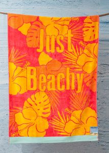 Renee Taylor Cotton Jacquard Velour Extra Large Beach Towel