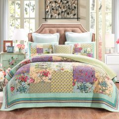 Classic Quilts Cosmic Floral Coverlet Set