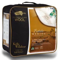 Kelly and Windsor Estate Merino Wool 300 All Seasons Quilt