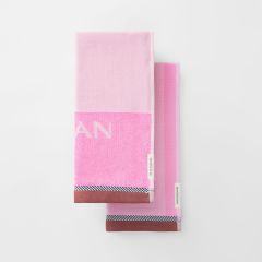 Sheridan Koro Logo Tea Towel Set - Two Pack Musk