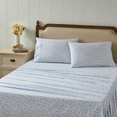 Laura Ashley Campion Sheet Set Seaspray Blue