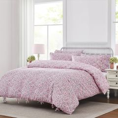Laura Ashley Libby Quilt Cover Set Pink