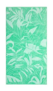 Tommy Bahama Lavish Leaves Beach Towel Aqua/Seafoam