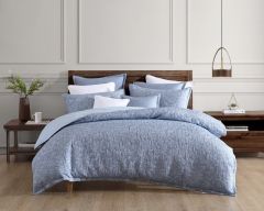 Private Collection Leoni Quilt Cover Set Blue
