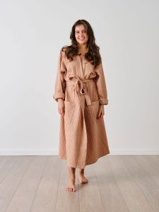 Linen House Keaton Clay Waffle Robe