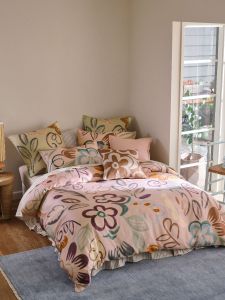 Linen House Kitta Quilt Cover Set Rose