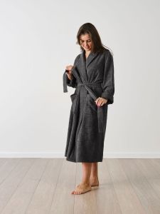 Linen House Terry Charcoal Robe