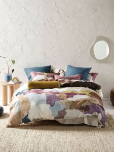 Linen House Panorama Quilt Cover Set Lavender