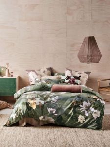 Linen House Rosalia Quilt Cover Set Jade