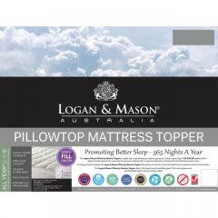 Logan & Mason 1100gsm Pillowtop Mattress Topper