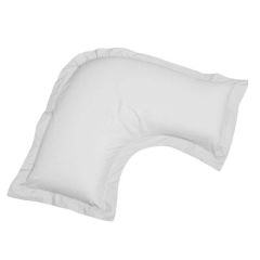Logan and Mason V Tri Shaped Pillowcase White