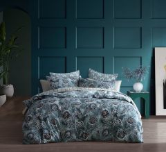 Logan & Mason Cape Conran Quilt Cover Set Range Teal