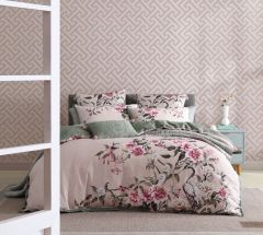 Logan & Mason Lisha Quilt Cover Set Rose