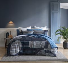 Logan & Mason Statham Quilt Cover Set Navy