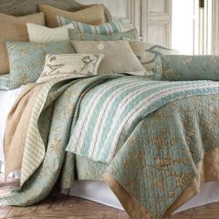 Classic Quilts Lyon Teal Coverlet Set