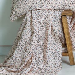 M Home French Linen Fitted Sheet Spot Ivory