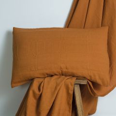 M Home French Linen Cinnamon Standard Pillowcase Pair