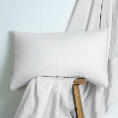 M Home French Linen Ivory Standard Pillowcase Pair