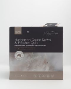 Onkaparinga Australian Made 85/15 Hungarian Goose Down & Feather Quilt
